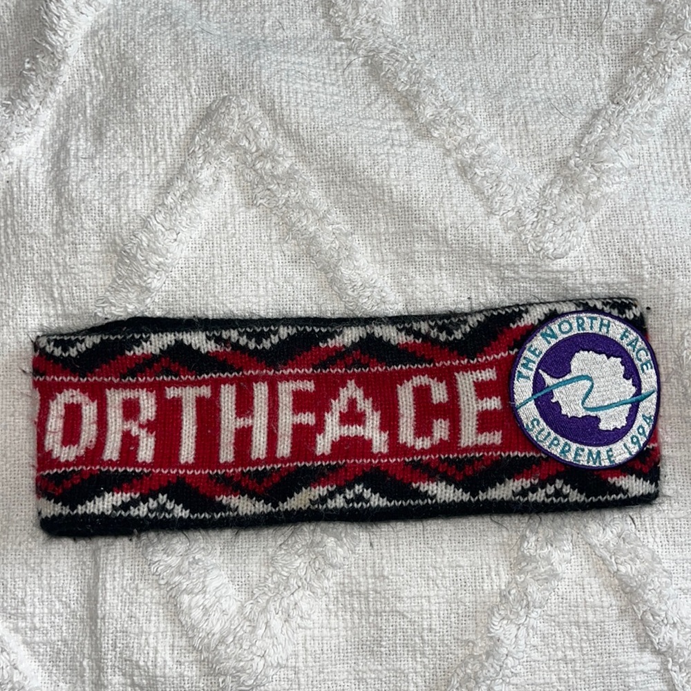 The North Face X Supreme fleece winter head band